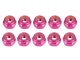 UR1512-PK Ultimate RC 4mm Pink Aluminium Stoppmutter selbstsichernd (10)