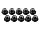 Ultimate RC 4mm Schwarz Aluminium Stoppmutter mit Flansch selbstsichernd (10)