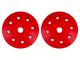 UR1731 Ultimate RC Stoßdämpfer Kolbenplatten Rot 8x1.2mm (2) konisch 16mm gerade Löcher