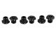 Ultimate RC Spurverbreiterung Set (0/+1/+2mm) T6-7075 17mm Sechskant schwarz UR1905