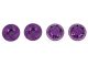 Ultimate RC Radmuttern V2 geschlossen (4) Lila Aluminium selbstsichernd