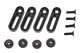 UR4547 Ultimate RC Aluminium Verstellstützen (4) Buggy/Truggy für Ultimate Starterbox 