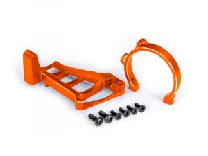 Traxxas Motorhalter orange Alu für TRX3483 Maxx Slash TRX10262-ORNG