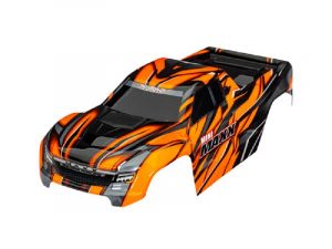 Traxxas Karosserie orange mit Aufkleber & Clipless Mini-Maxx TRX10711-ORNG