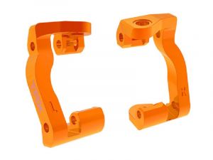 Traxxas Nachlauf-Blöcke l/r 6061-T6 Alu orange Mini-Maxx TRX10733-ORNG