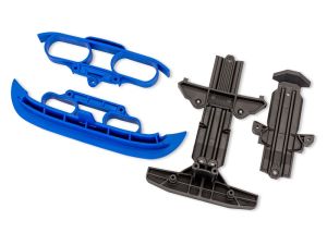 Traxxas Bumper blau + Skid-Platten TRX10837-BLUE
