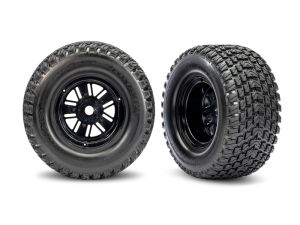 Traxxas Reifen auf Felge schwarz RACE GRAVIX Funco TRX10947