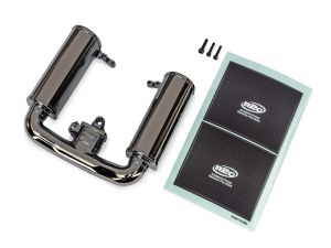 Traxxas Motor Ansaugtrakt schwarz/chrome +KT Funco TRX10985-BLKCR