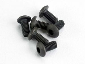 Traxxas Rundkopfschraube 3x6mm Innensechskant  (6) TRX2575