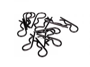 TRX3934A Traxxas Karo-Clips Heavy Duty schwarz (12)