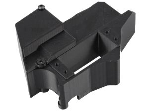 RT4107 Umbau-Halterung aus dem RT4105 Conversion Kit Saddle Pack für MBX8/MBX8R ECO. Optimiert Montage von Empfänger, ESC & Servo für perfekte Gewichtsverteilung.