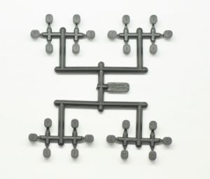 Serpent Einsätze für hintere Fahrwerkaufhängung  # SRX-2