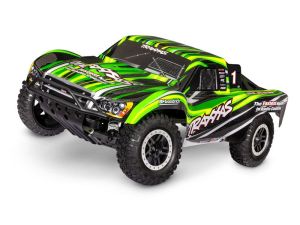 Traxxas Slash 2WD Brushed HD RTR 1:10 Short Course Race Truck grün mit NiMh Akku + 4A USB/C-Lader
