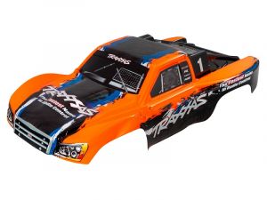 Traxxas Karosserie Slash 4x4 orange mit Aufkleber TRX5850