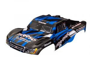 Traxxas Karosserie Slash 2WD blau mit Aufkleber (auch für VXL & 4X4) TRX5851X