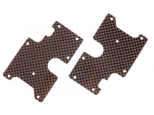 Serpent Querlenkereinsatz Carbon hinten unten # SRX8/SRX8E