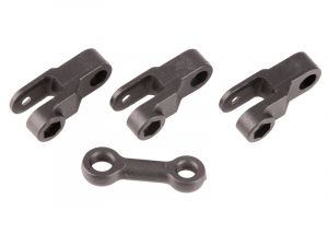 Serpent Servohebel + Koppelstange (4) # SRX8E