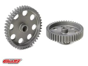 Team Corally - 48 DP Pinion - Short - Hard Anodised AL7075 - 44 Teeth - Shaft Dia. 3.17mm