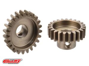 Team Corally - M1.0 Pinion – Short Wide Teeth – Hardened Steel - 24 Teeth - Shaft Dia. 8mm C-73824