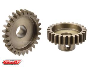 Team Corally - M1.0 Pinion – Short Wide Teeth – Hardened Steel - 25 Teeth - Shaft Dia. 8mm C-73825