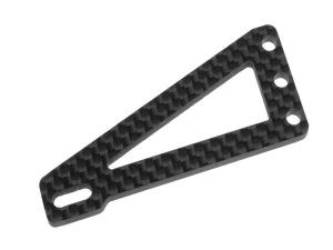 Team Corally - Servohalterungsplatte - Graphit 2mm - 1 Stück