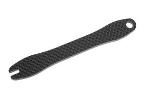 Team Corally - Batteriehalterung - Graphit 2mm - 1 Stück