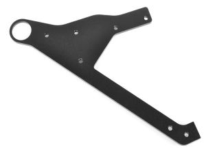 Team Corally - Wheelie Bar Platte - Aluminium - 1 Stück