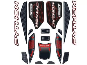 Team Corally - Aufkleberbogen für die Karosserie - Python XP 6S - 1 Stück