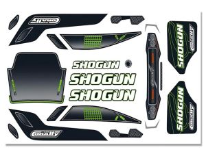 Team Corally - Karosserie-Abziehbilderbogen - Shogun XP 6S - 1 Stück