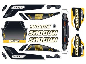 Team Corally - Karosserie-Abziehbilderbogen - Shogun XP 6S - 2021 - 1 Stück
