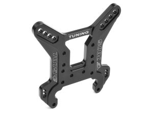 Team Corally - Dämpferbrücke - Hinten - 5mm - Hart eloxiert - Schwarz