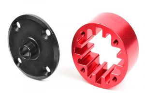 Team Corally Differential Case-Center 35mm-Aluminium Center / Steel Flange-(1)