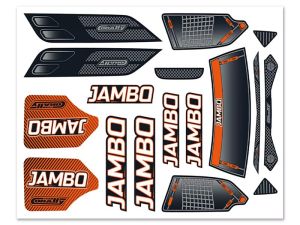 Team Corally - Karosserie-Aufkleberbogen - Jambo XP 6S - 1 Stück
