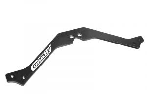 Team Corally Chassis Brace-ASUGA XLR Center Upper-Aluminum 3mm-Black-(1)