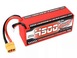 Team Corally Sport Racing 50C LiPo Battery - 4500mAh - 22.2V - Stick 6S - Hard Wire - XT90