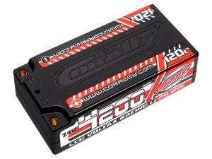 Team Corally Voltax 120C LiPo Battery - 4200mAh - 7.4V - LCG Shorty 2S - 4mm Bullit