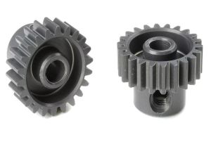 Team Corally - 48 DP Pinion - Short - Hard Anodised AL7075 - 21 Teeth - Shaft Dia. 3.17mm