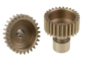 Team Corally - 48 DP Pinion – Long Boss – Hardened Steel – 27 Teeth - ø3.17mm