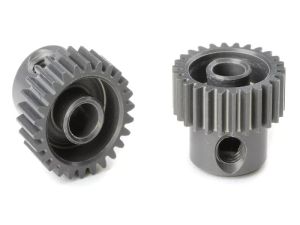 Team Corally - 64 DP Pinion - Short - Hard Anodised AL7075 - 26 Teeth - Shaft Dia. 3.17mm