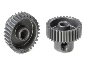 Team Corally - 64 DP Pinion - Short - Hard Anodised AL7075 - 32 Teeth - Shaft Dia. 3.17mm