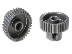 Team Corally - 64 DP Pinion - Short - Hard Anodised AL7075 - 33 Teeth - Shaft Dia. 3.17mm