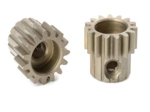 Team Corally - M0.6 Pinion - Short - Hardened Steel - 15 Teeth - Shaft Dia. 3.17mm