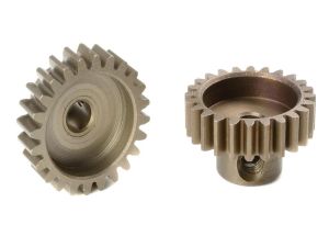 Team Corally - M0.6 Pinion - Short - Hardened Steel - 24 Teeth - Shaft Dia. 3.17mm