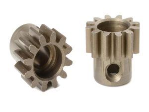 Team Corally - M1.0 Pinion - Short - Hardened Steel - 12 Teeth - Shaft Dia. 5mm