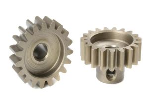 Team Corally - M1.0 Pinion - Short - Hardened Steel - 19 Teeth - Shaft Dia. 5mm