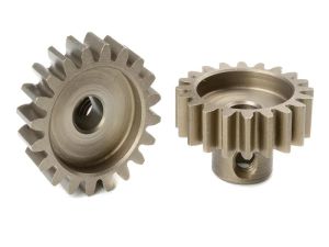Team Corally - M1.0 Pinion - Short - Hardened Steel - 20 Teeth - Shaft Dia. 5mm