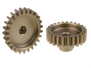 Team Corally - M1.0 Pinion - Short - Hardened Steel - 25 Teeth - Shaft Dia. ø5mm