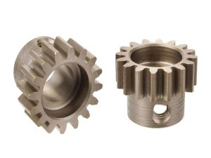 Team Corally - M1.0 Pinion – Short Wide Teeth – Hardened Steel - 16 Teeth - Shaft Dia. 8mm