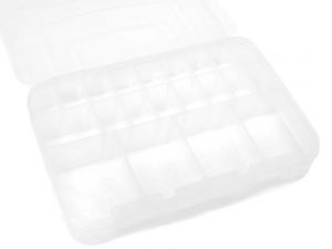 Team Corally Assortment Box - Large - 3-21 Adjustable Compartments - 364x248x50mm