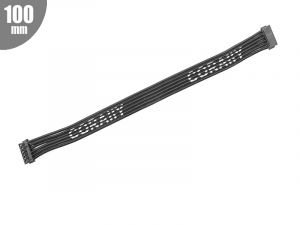 Team Corally High Flex Flat Sensor Wire - 100mm - Silver Plated Terminal